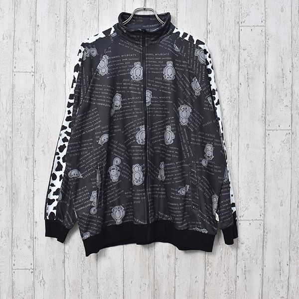 最新ドラッグストアーズモフマヌル総柄プリントブルゾンF