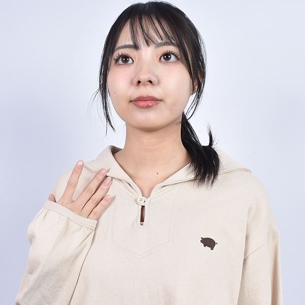 drug store's 裏毛 セーラー衿 ブタアップリケ チュニック(3 02
