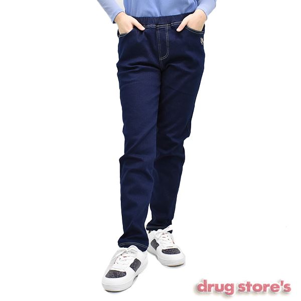 drug store's ストレッチデニムロングパンツ