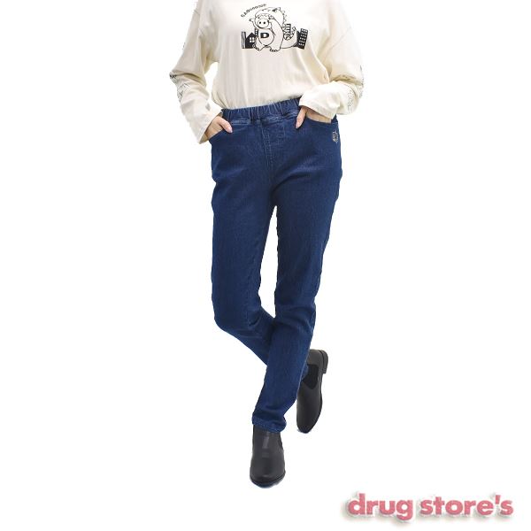 drug store's ストレッチ デニム ロングパンツ