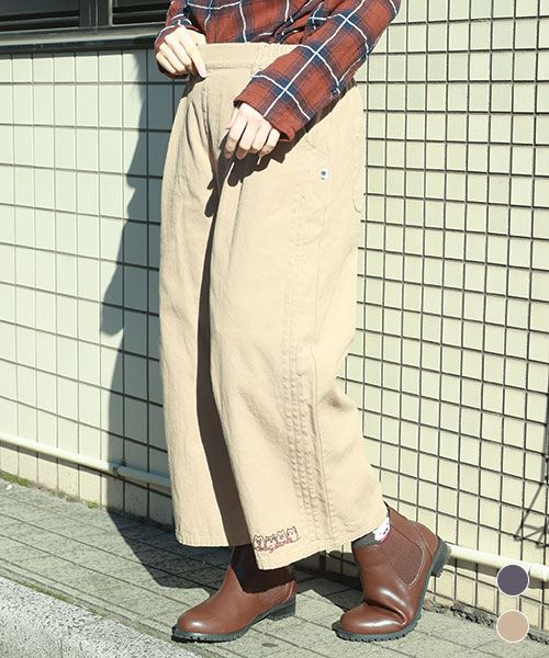 ピンタック ワイドパンツ