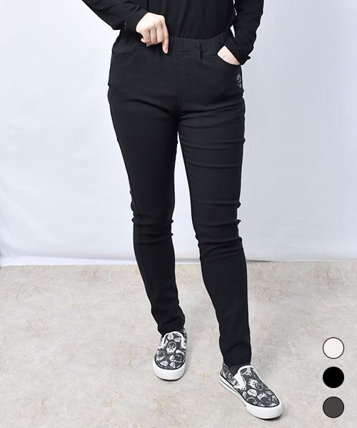 裏起毛 ストレッチパンツ スキニー