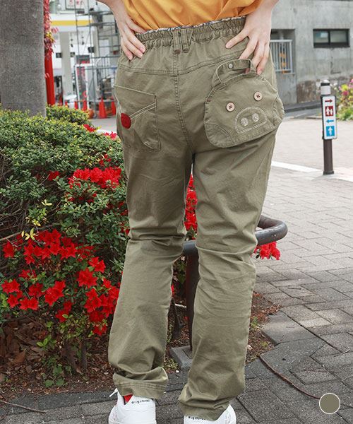 【パンツ】 手紙ポケット ツイル パンツ