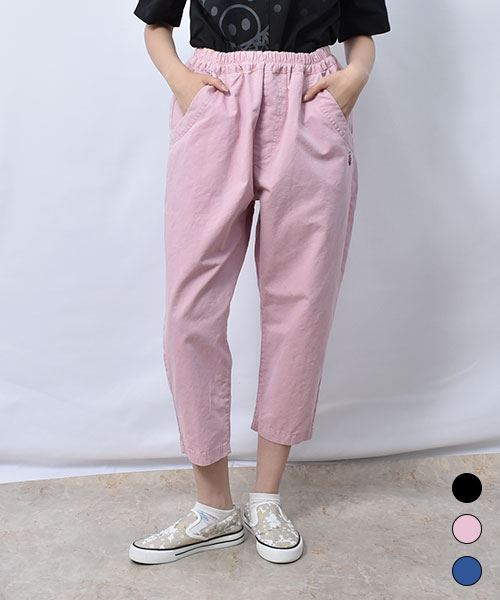 【パンツ】 ワンポイント シンプル パンツ