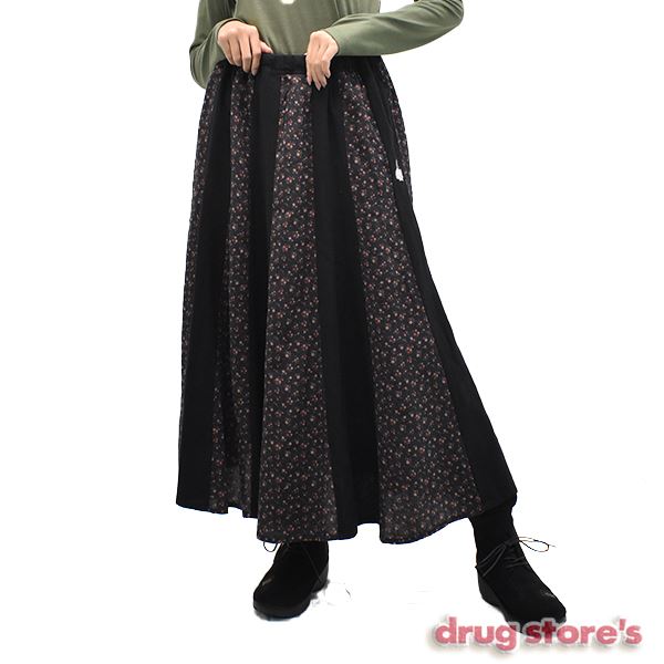 【新品未使用】drug store's フラップロングスカート