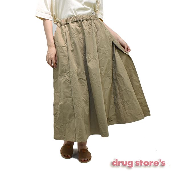 drug store's 巻スカート風 フレアースカート