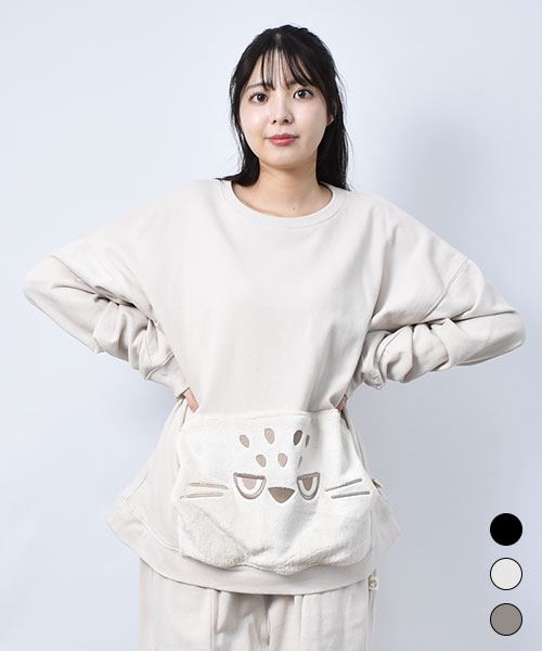 【スウェット トレーナー / 裏毛】 BIG マヌルポケット トレーナー