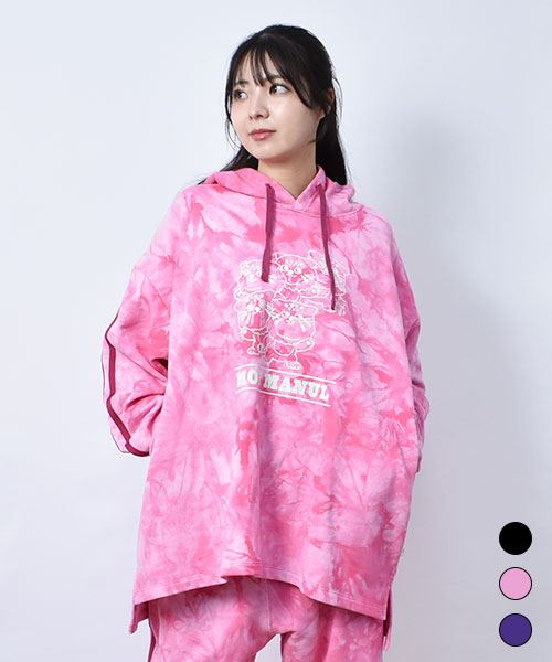 【パーカー / 裏毛】 ダンサーズマヌル タイダイ パーカー