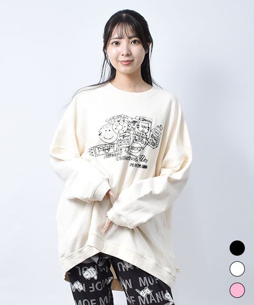 【スウェット トレーナー】 ネコスイーツ ドルマン トレーナー