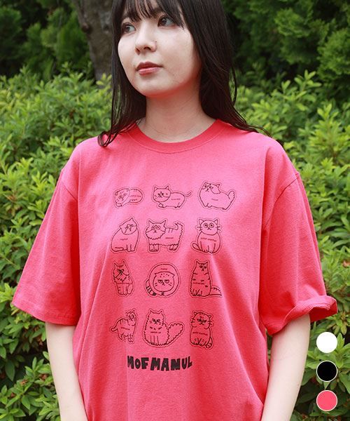 【Ｔシャツ】 ネコちゃんズ プリントＴ