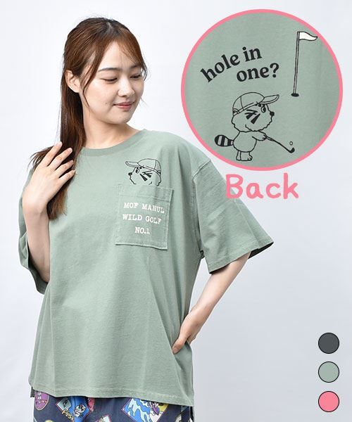 【Tシャツ】 ミニポケット ゴルフ Tシャツ