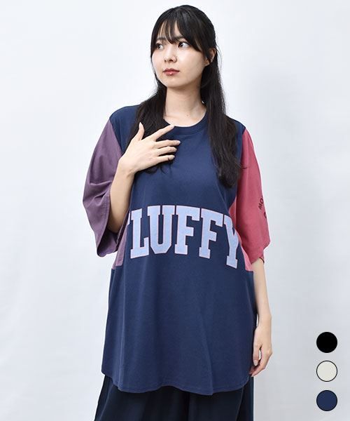【Tシャツ】 サイド配色 BIG Tシャツ
