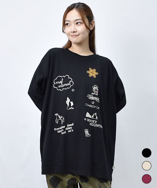 【トレーナー】  カウボーイマヌル 刺繍 ロンT