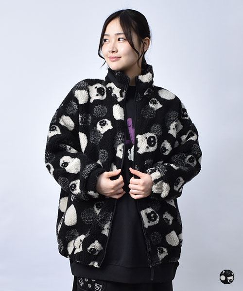 【ジャケット / ボア】 ぶたドット ボア ジャケット