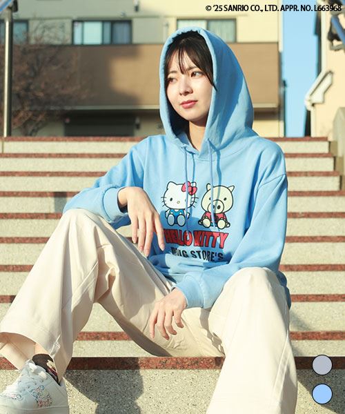 【ハローキティ × スタンディ】 プリント パーカー