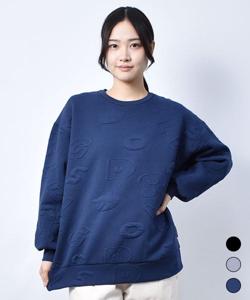 ふくれジャガード トレーナー