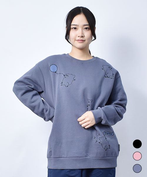 とことこぶた 裏起毛 トレーナー