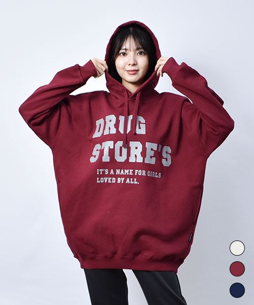 【パーカー / 裏起毛】 BIG ロゴプリント パーカー