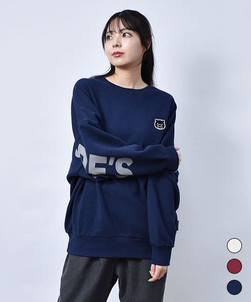 【スウェット トレーナー / 裏起毛】 BIG バックロゴ トレーナー