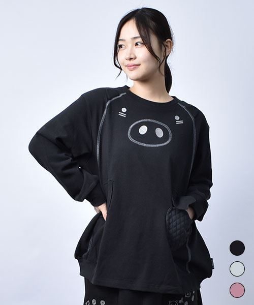 【スウェット トレーナー / 裏毛】 BIG ハートン トレーナー