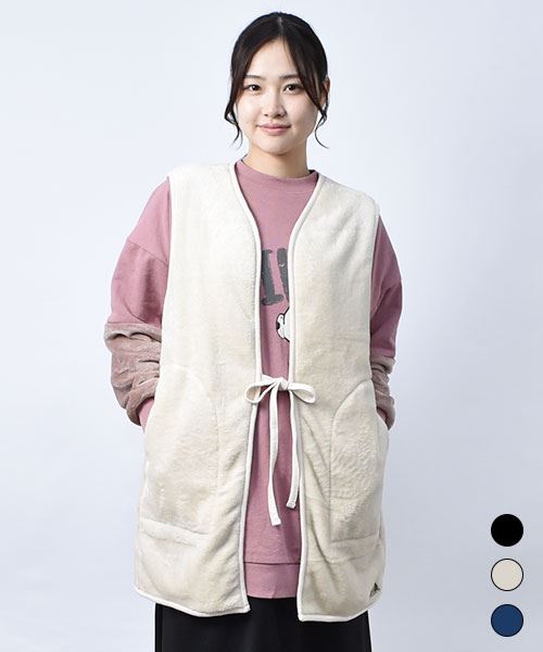 【ルームウェア / フリース】 おやすみスタンディ ベスト