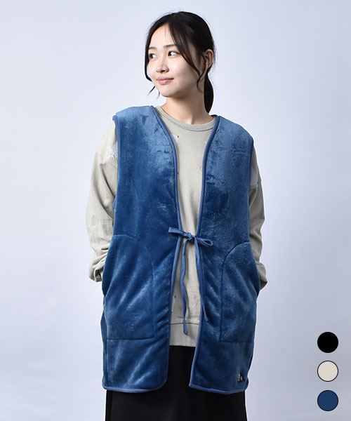 【ルームウェア / フリース】 おやすみスタンディ ベスト