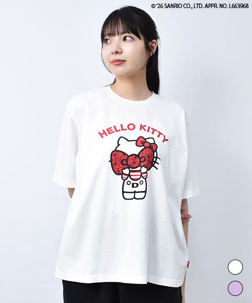 【ハローキティ × スタンディ】 プリント 半袖T