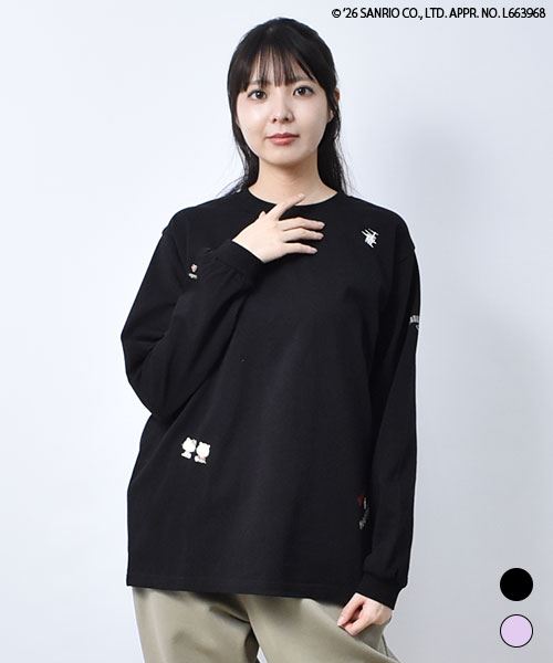 【ハローキティ × スタンディ】 シンプルプリント トレーナー