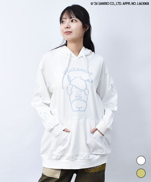 【ポチャッコ × スタンディ】 プリント パーカー