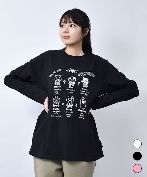 【トレーナー】 スタンディフレンズ プリント ロンT