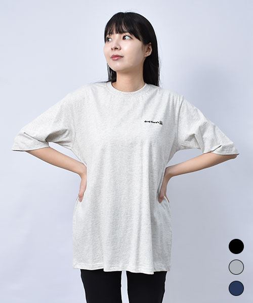【Tシャツ】 ロゴ刺繍 定番 セットイン Tシャツ
