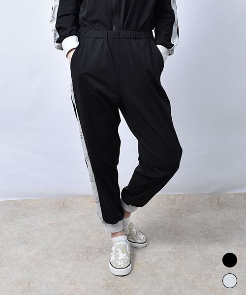 【パンツ】 サイドライン ジャージ パンツ