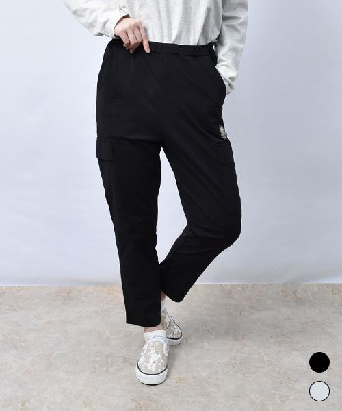 【パンツ】 シンプルワッペン ジャージ パンツ