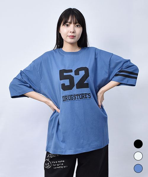 【Tシャツ】 ユニフォーム風 7分袖 Tシャツ