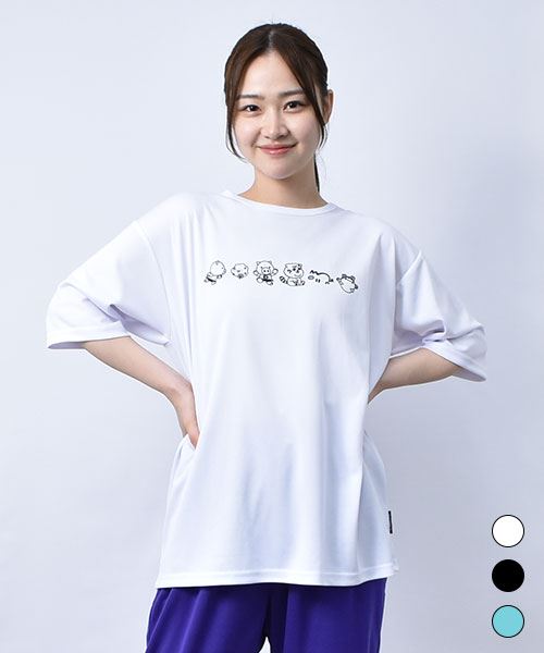【Tシャツ】 キャラクターズ メッシュ プリントT