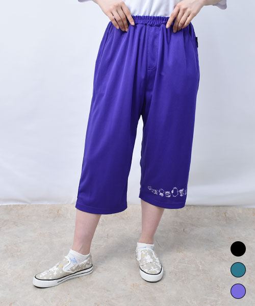 【パンツ】 プリント メッシュ パンツ