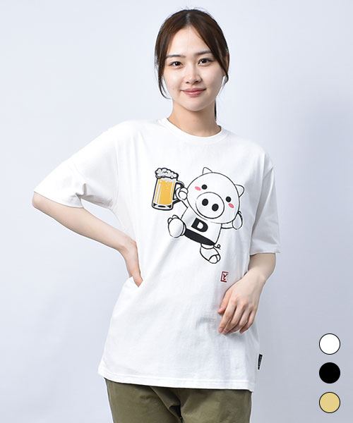 【Tシャツ】 ビールスタンディ プリントT