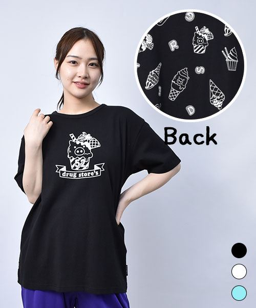【Tシャツ】 アイススタンディ ワイド プリントT