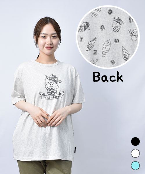 【Tシャツ】 アイススタンディ ワイド プリントT