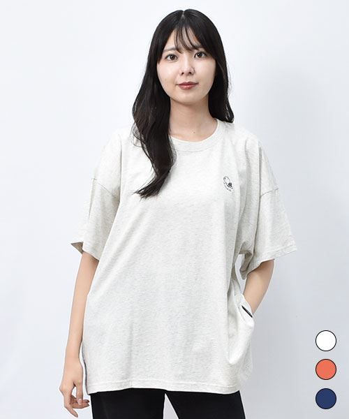 【Tシャツ】 羽ブタ シンプル BIG Tシャツ