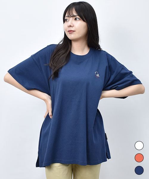 【Tシャツ】 羽ブタ シンプル BIG Tシャツ