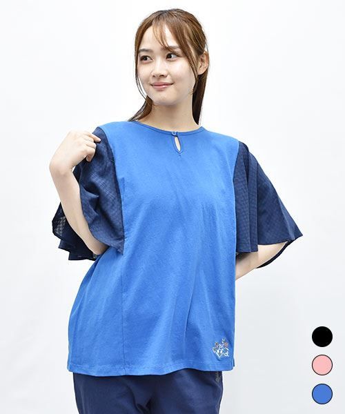 【Tシャツ】 サイドフレア プルオーバー