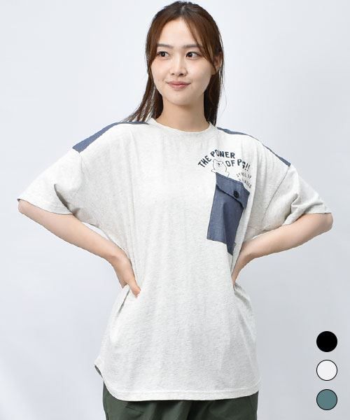 【Tシャツ】 昭一&スタンディ ポケット BIG Tシャツ