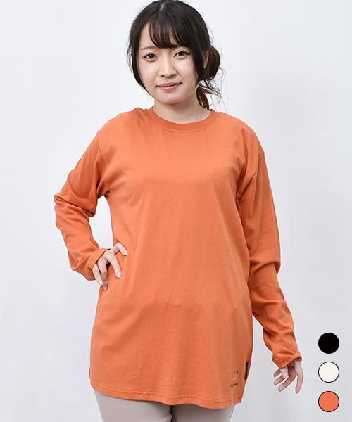 【Tシャツ】 定番 セットイン シンプル ロンT