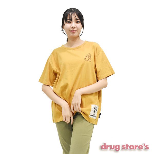 drug store's 20/-OE天竺 マーライオンプリントBIG Tシャツ