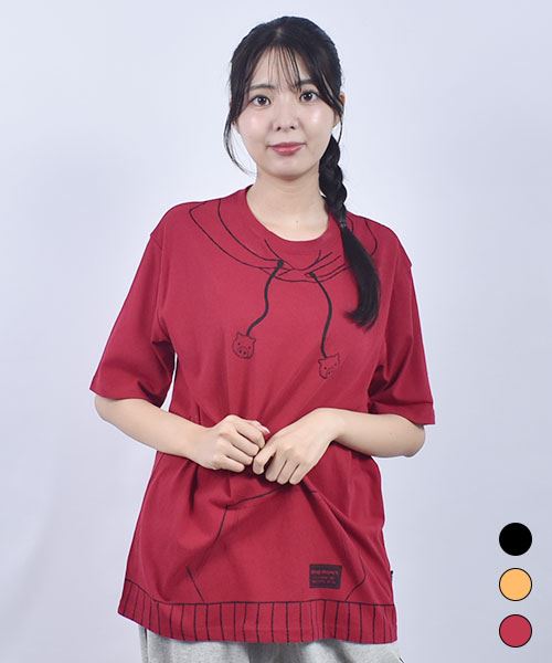 drug store's 20/-OE天竺 パーカー風プリント 定番セットインT