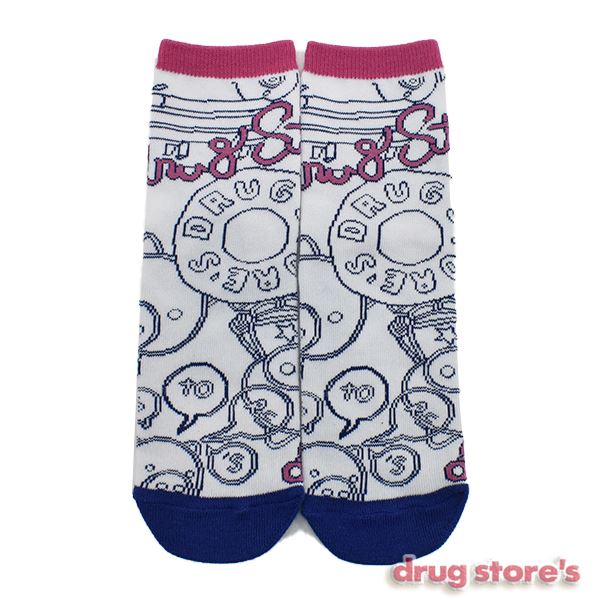 drug store's 【クルーソックス】 2Pセット買いでお得☆オリジナルソックス