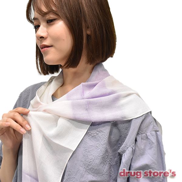 drug store's グラデーションプリントストール
