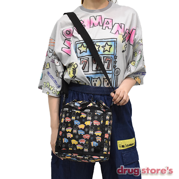 drug store's 巾着型 3WAY プリントBAG