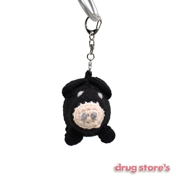 drug store's 編みぐるみ横ブタ キーホルダー